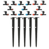 Drip Watering Micro-Sprinkler Stake, 12-In.