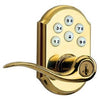 Tustin Entry Lever Locket, With Smartkey & Smartcode Keypad, Brass