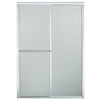 Bypass Glass Shower Door for Seated Shower Surround, 41-46-In.  x 65.5-In.