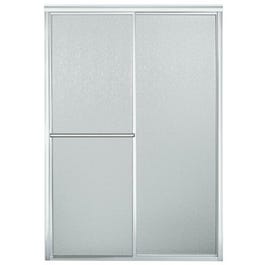 Bypass Glass Shower Door for Seated Shower Surround, 41-46-In.  x 65.5-In.