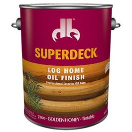 Exterior Log Home Oil Finish, VOC 250, Golden Honey, 1-Gallon