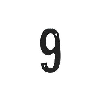 National 238717 Solid Black #9 Number, VIsual Pack 871 4 Inches
