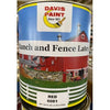 Davis Paint 160812 1g Red Barn Paint