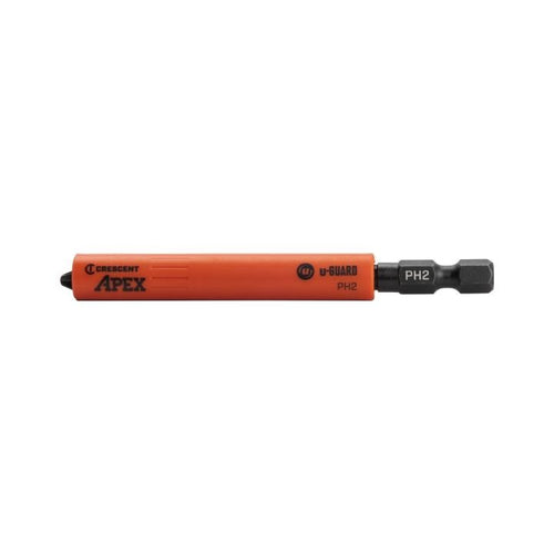 Crescent 4 - 5 x 3-1/2 Slotted u-GUARD™ Covered Impact Power Bit - 2 Pack