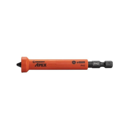 Crescent #3 x 3-1/2 Phillips® u-GUARD™ Covered Impact Power Bit with Ring Magnet - 2 Pack
