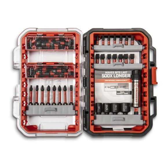 Crescent® 55 Pc. VORTEX™ Bit Holding Fastening Set