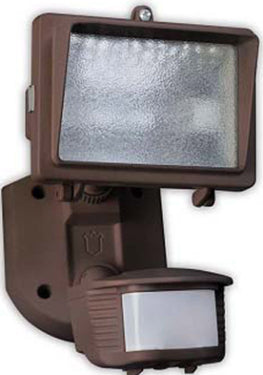 150 WATT BRASS FLOOD LIGHT