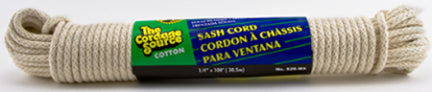 CORD #8X100 SOLID BRAID COTTON SASH
