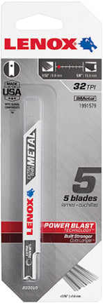 JIGSAW BLADE 3 5/8 X 3/8 32TPI BM 5PK