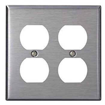 Leviton 003-84016-000 003-84016 Ss 2 Duplex Plate