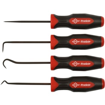 Mayhew Tools 13090 4pc Mini Hook & Pick Set