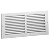 Hart & Cooley 372W14X8 Side Wall Return Air Grille, White ~ 14