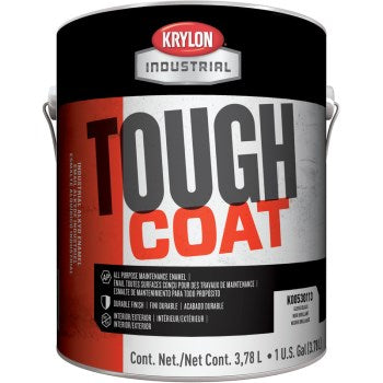 Krylon K00530113-16 Tough Coat Enamel, Black ~ Gallon