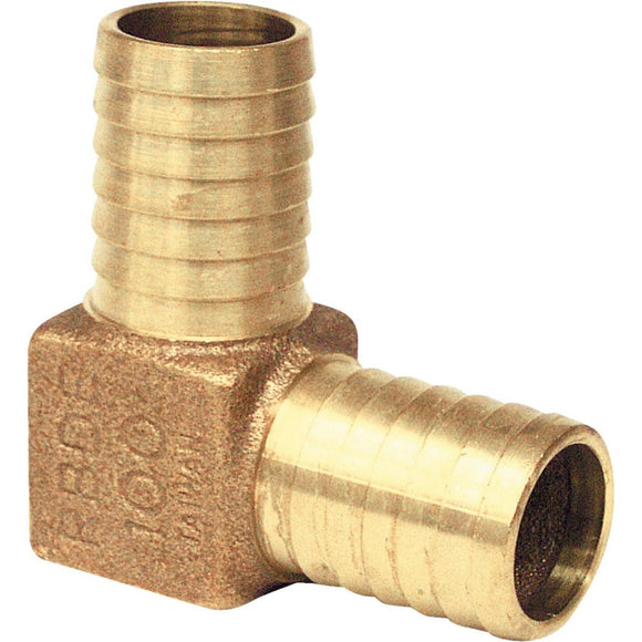 Merrill 3/4 In. Insert x 3/4 In. Insert Barbed Brass Elbow