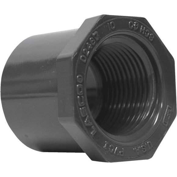 Charlotte Pipe 2 In. Spigot x 1 In. FIP Schedule 80 PVC Reducing Bushing