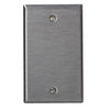 Leviton 1-Gang Standard Stainless Steel Blank Wall Plate