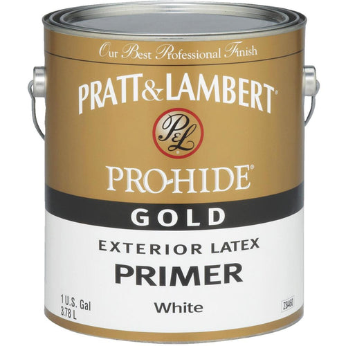 Pratt & Lambert Pro-Hide Gold White Exterior Primer, 1 Gal.