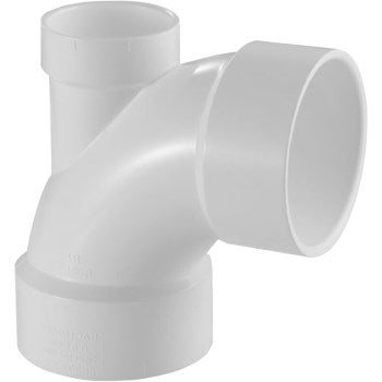 Lesso America Inc LP303-337B 3 x 3 x 1-1/2 DWV 90 degree Low heel Inlet
