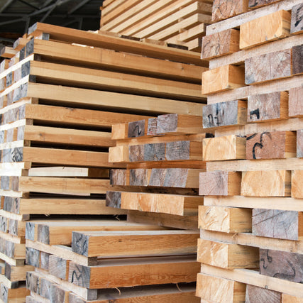 Lumber & Building MaterialsStacked lumber.