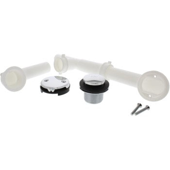 World & Main/Cranbury C2299 Touch Toe Bath Waste & Overflow Drain