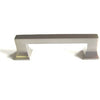 Hardware House 158077 Art Deco Cabinet Pull, Satin Nickel Finish ~ 3
