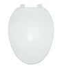 ProSource Toilet Seat Elongated Polypropylene Plastic Hinge