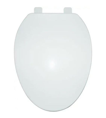 ProSource Toilet Seat Elongated Polypropylene Plastic Hinge