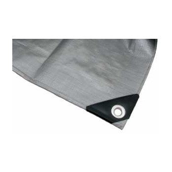 Erickson Mfg 57023 Heavy Grade Poly Tarp, Silver ~ 12' x 18'