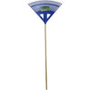 World & Main/Cranbury 104980 Wood Handle Poly Leaf Rake ~ 24
