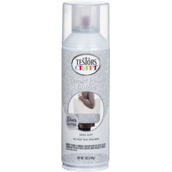 Rust-Oleum 358386 Fabric Paint, Silver ~ 5oz