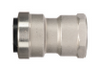QuickFitting Stainless Steel Push Fittings 1” x 1” FNPT Straight Female Adapter