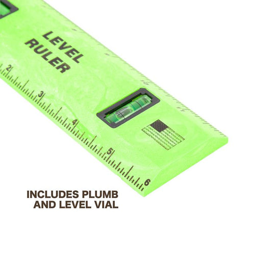 Great Neck Mayes 10742 Polystyrene Level Rule (12 Inch)
