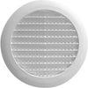 Builders Best 6 In. White Plastic Round Eave & Soffit Vent